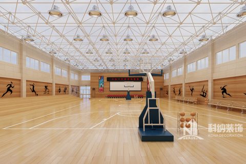 中学篮球馆装修设计成效图