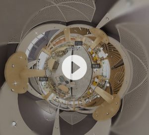 白云技师学院饭堂装修全景成效图