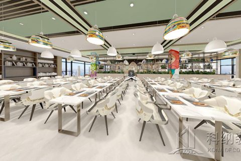 丽江莫斯科大学饭堂装修设计规划
